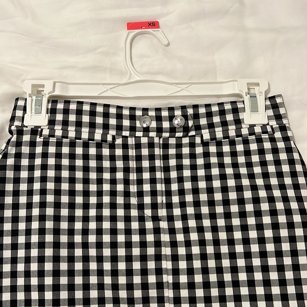 Ann Taylor gingham pencil skirt - Picture 2 of 4
